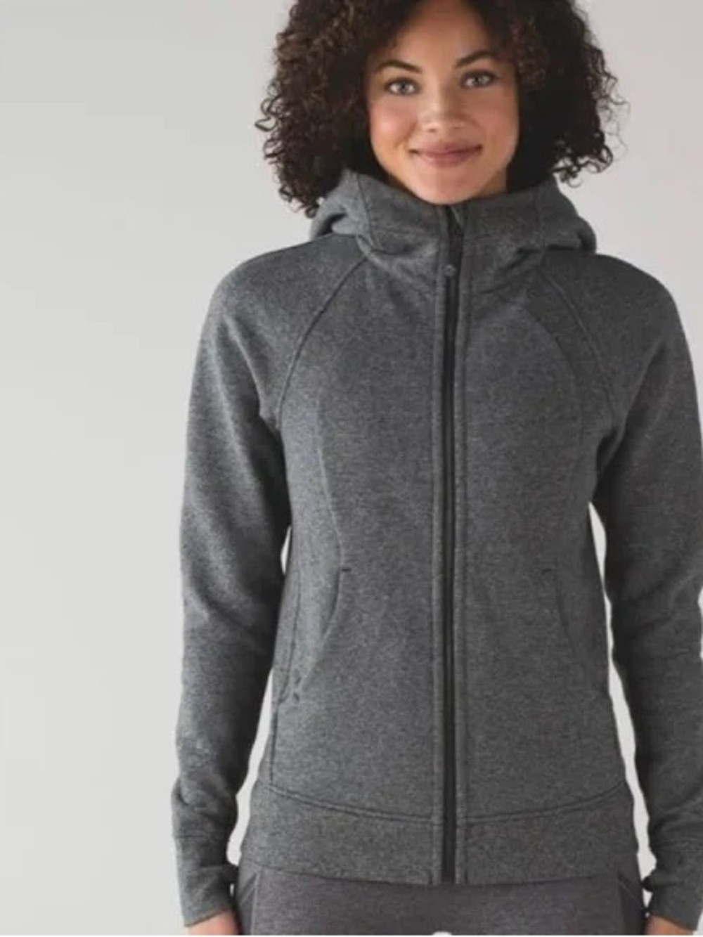 lululemon athletica Dark Gray Full-Zip Hoodie